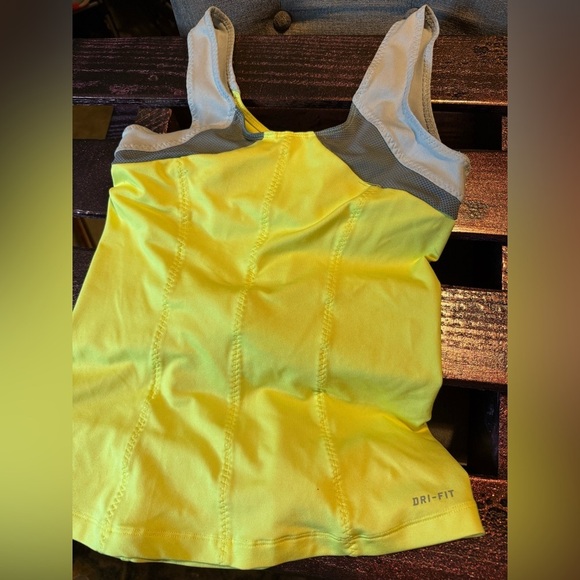Nike Women's Yellow Tank Top, small - Picture 4 of 4